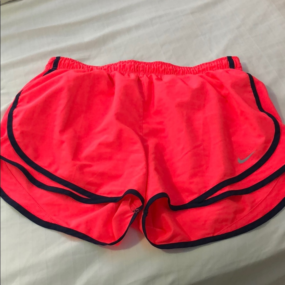 pink nike shorts